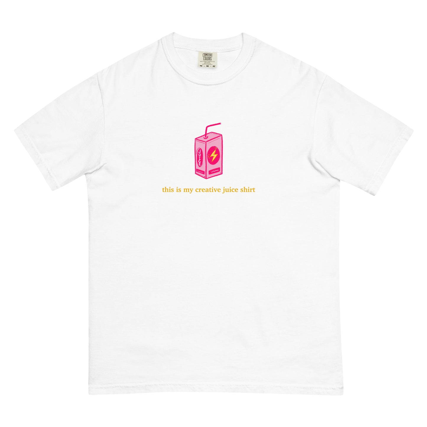 Creative Juice Tee in White - aesthetic shirt for artists, makers, and dreamers