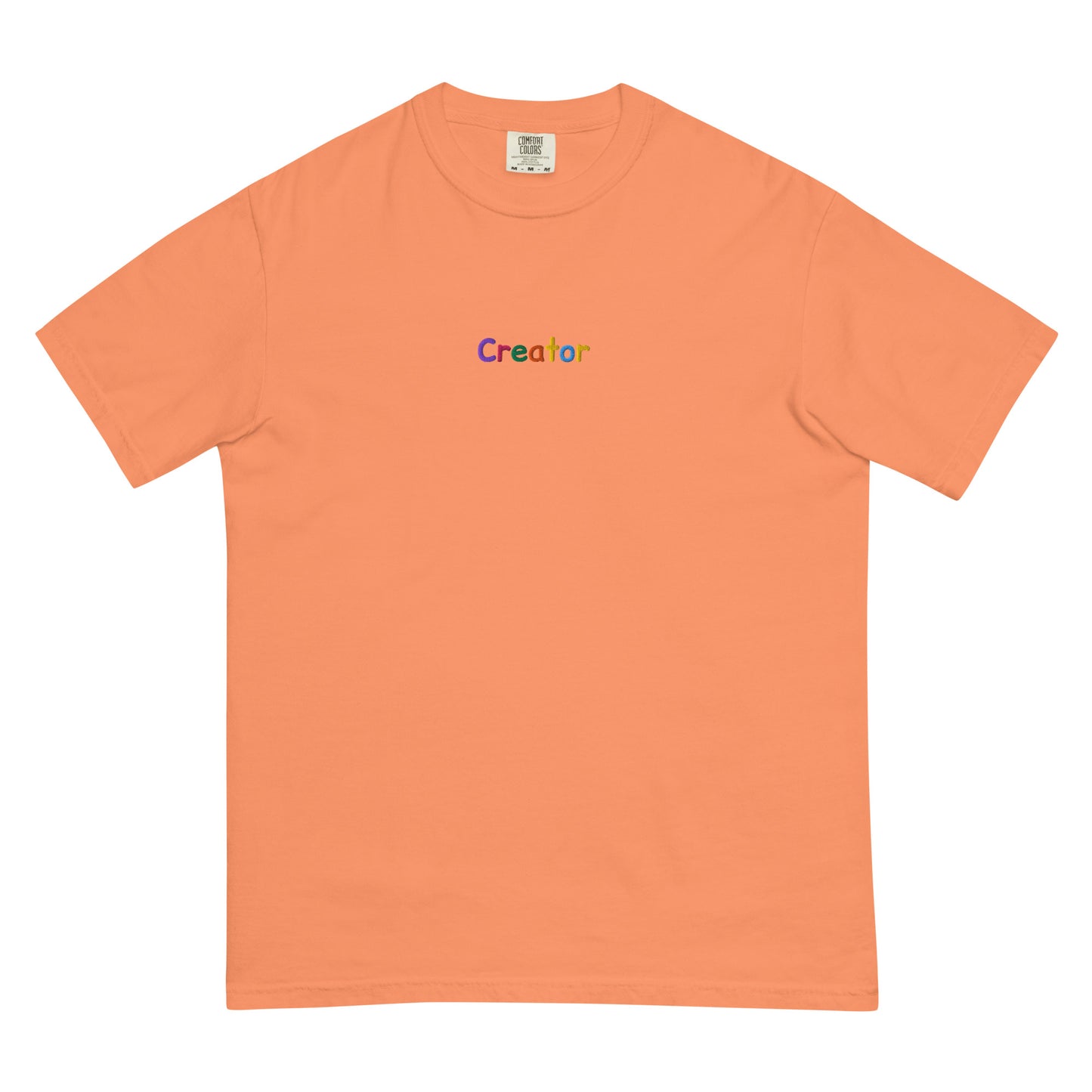 Creator Tee in Orange - aesthetic shirt for artists, makers, and dreamers