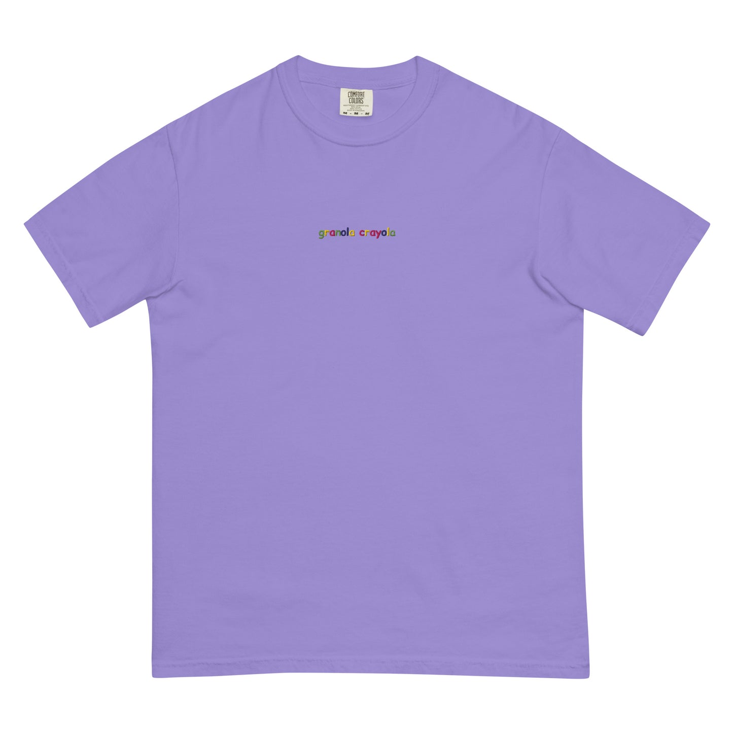 Granola Crayola tee in Purple - aesthetic shirt for artists, makers, and dreamers
