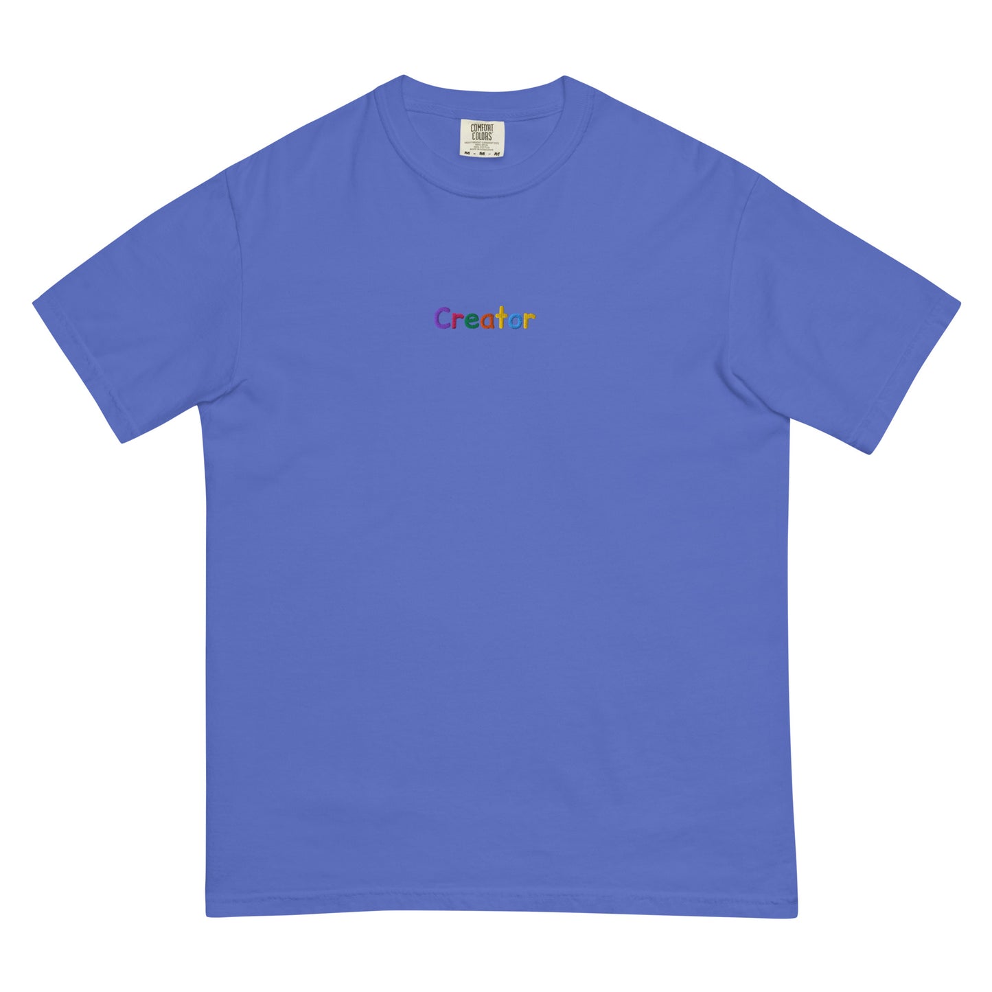 Creator Tee in Blue- aesthetic shirt for artists, makers, and dreamers
