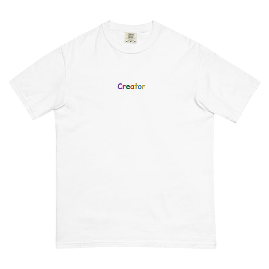 Creator Tee White- aesthetic shirt for artists, makers, and dreamers
