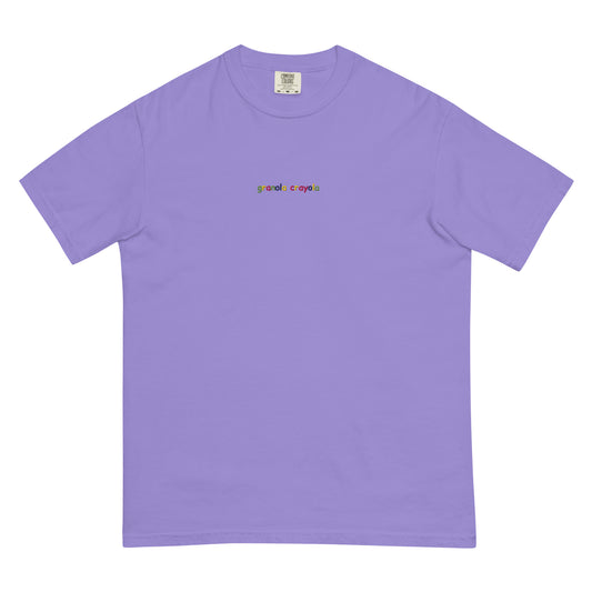 Granola Crayola tee in Purple - aesthetic shirt for artists, makers, and dreamers
